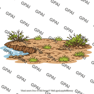 Riparian community overgrazed