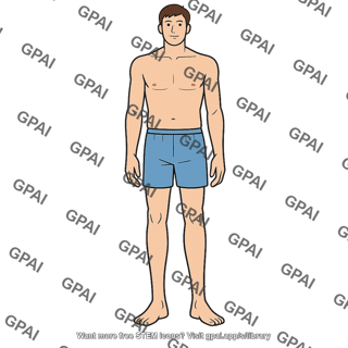 Man wearing shorts