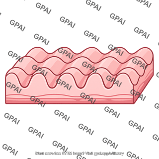 Exchange surface folded