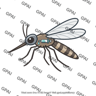 Mosquito flying vaccinator