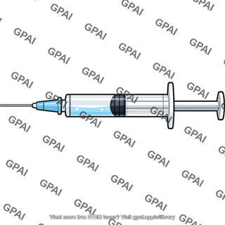 Flu jab syringe