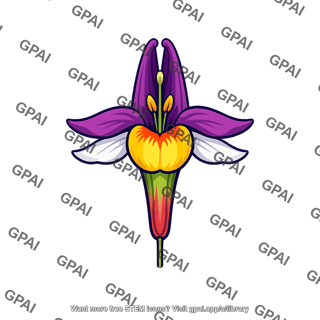 Flower bilaterally symmetrical