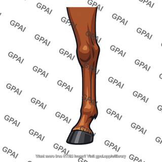 Horse foreleg