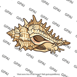 Marine snail murex