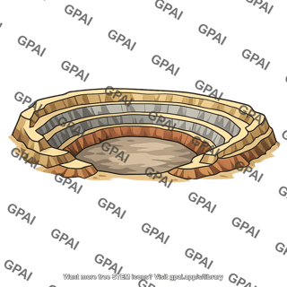 Open pit mine