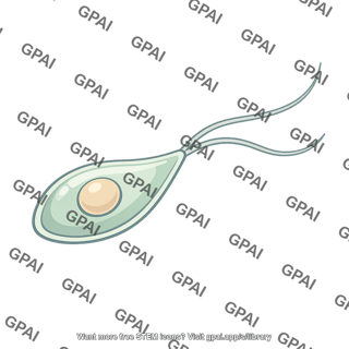 Flagellated protist