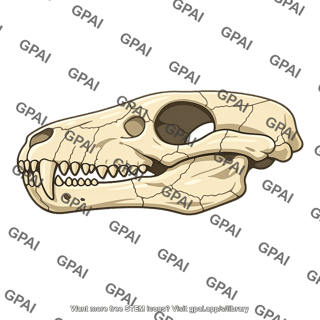 Therapsid skull