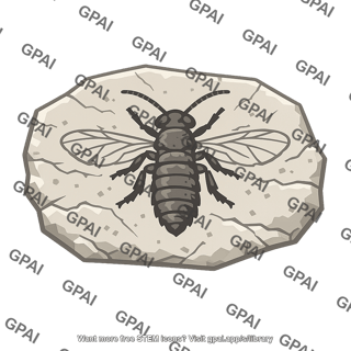 Insect fossil