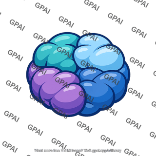 Stylized brain