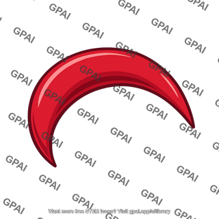 Sickled red blood cell