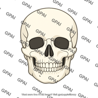 Human skull adult