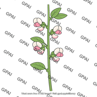 Flower cluster axial