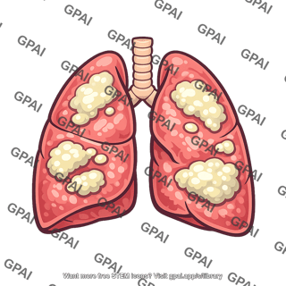 Lung with pus