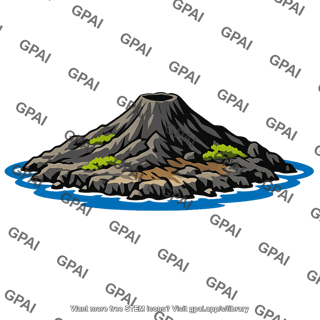 Volcanic island