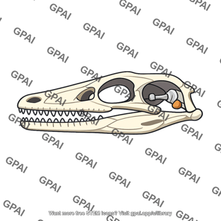 Reptile skull profile