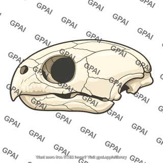 Turtle skull