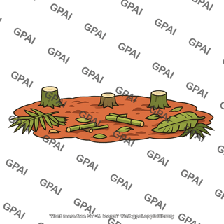 Cleared land tropical
