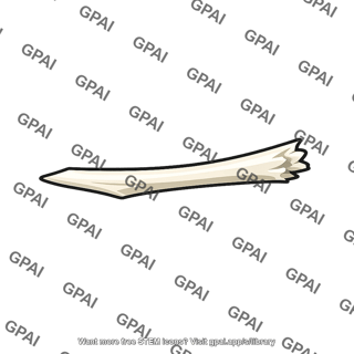 Fish bone fragment