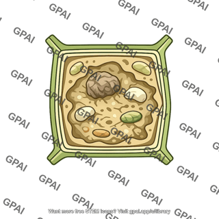 Dead plant cell