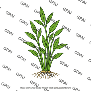 Aquatic plant rooted