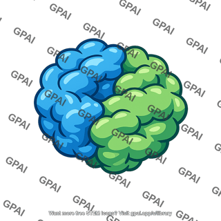 Stylized brain