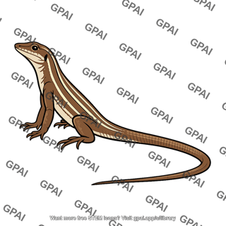Lizard aspidoscelis uniparens male like