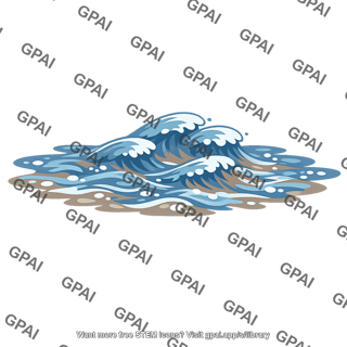 Crashing ocean waves