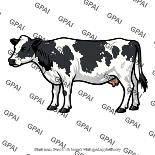 Holstein cow