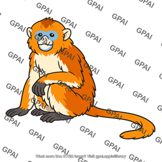 Qinling golden snub nosed monkey