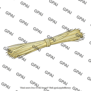 Plant fiber bundle