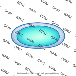 Blue oval pool