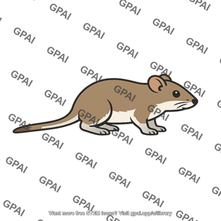 Brown rodent