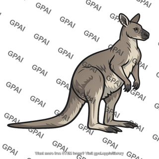 Eastern grey kangaroo male