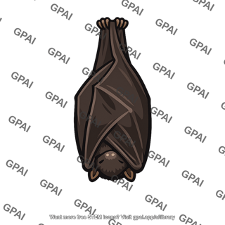 Bat hibernating