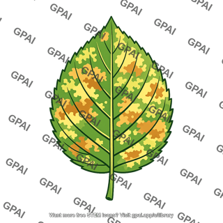 Leaf discolored