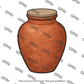 Earthen jar sealed