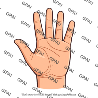 Hand palm view