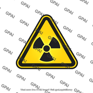 Radiation hazard sign