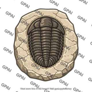 Trilobite fossil