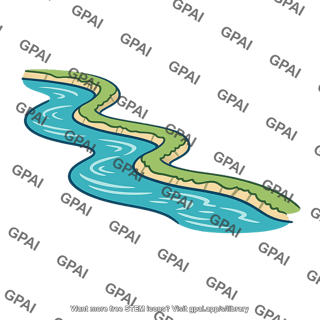 Winding river