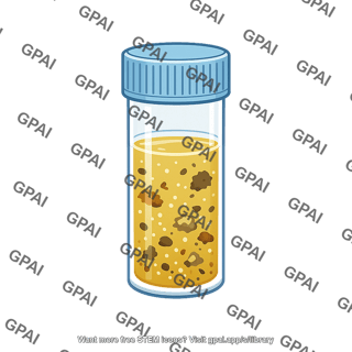 Unpurified sample vial
