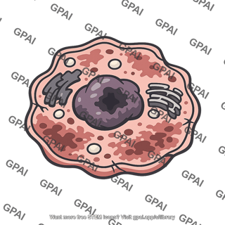 Damaged animal cell