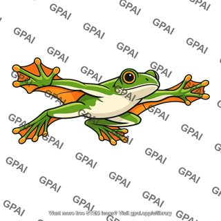Flying frog