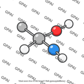 Molecule ball and stick model