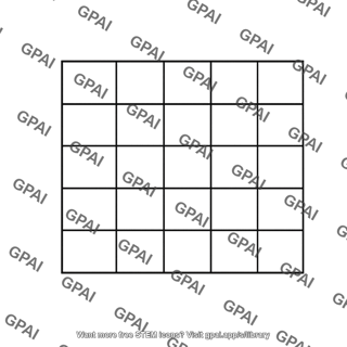 Punnett square 5x5 empty