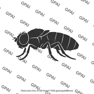 Fruit fly body black