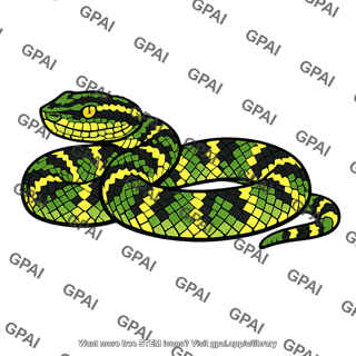Waglers pit viper