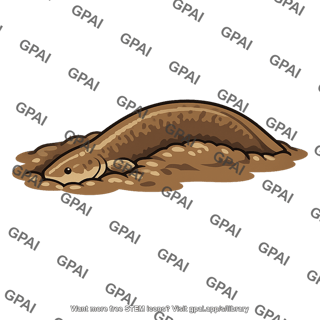 Lungfish burrowing
