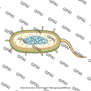 Bacterial cell with appendages