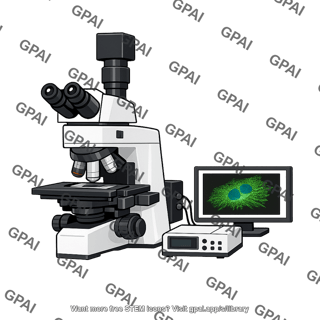 Microscope with computer